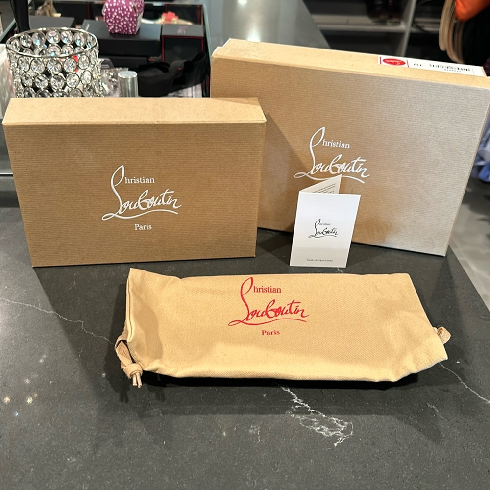 Christian Louboutin clutch boxes